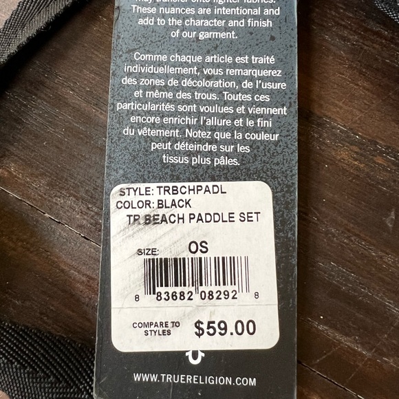 True religion beach paddle set - Picture 4 of 5